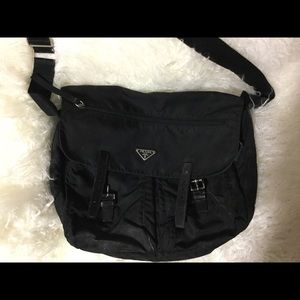 PRADA Tessuto Messenger crossbody bag